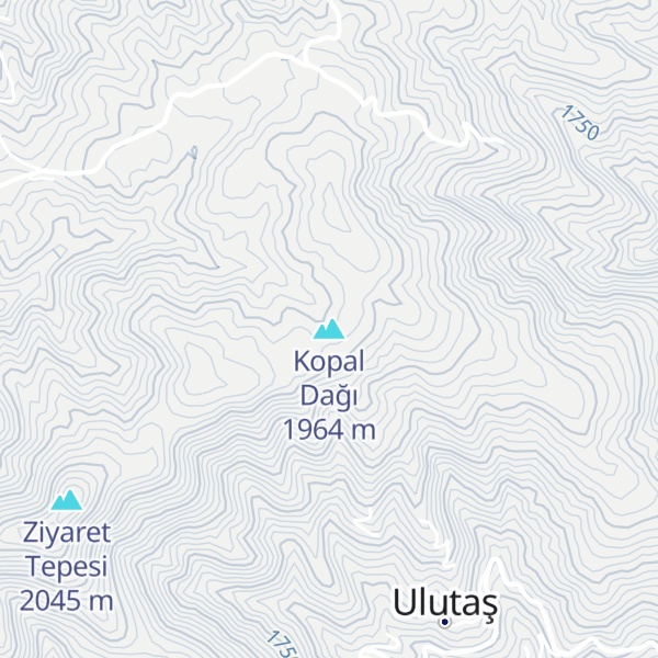 Map of Kopal Dağı