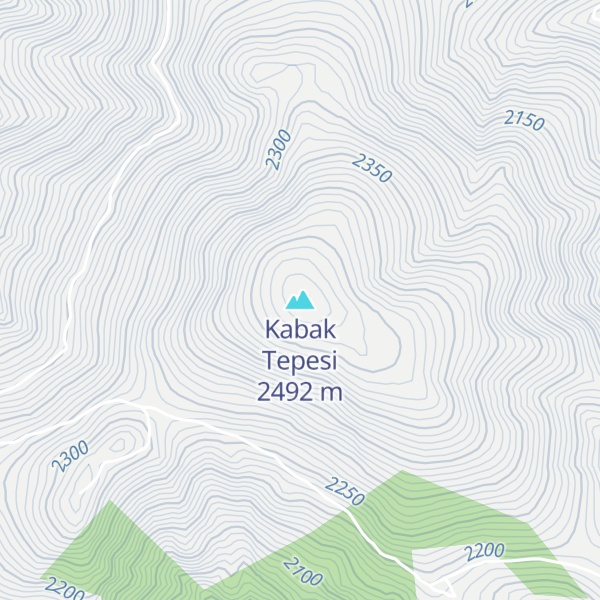 Map of Kabak Tepesi