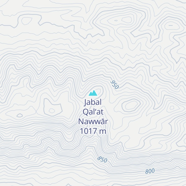 Map of Jabal Qal‘at Nawwār