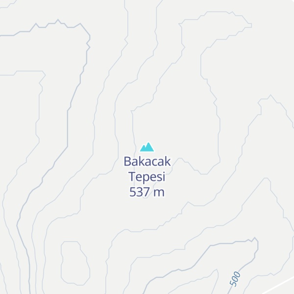 Map of Bakacak Tepesi