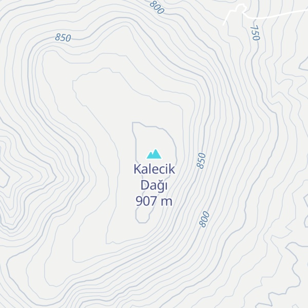 Map of Kalecik Dağı