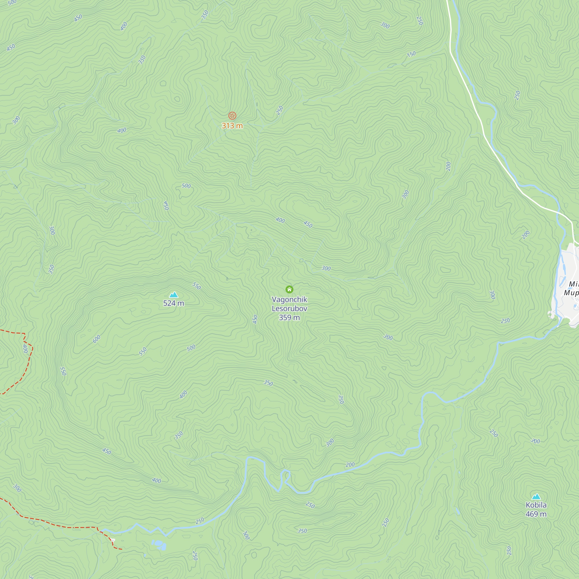 Vagonchik Lesorubov map