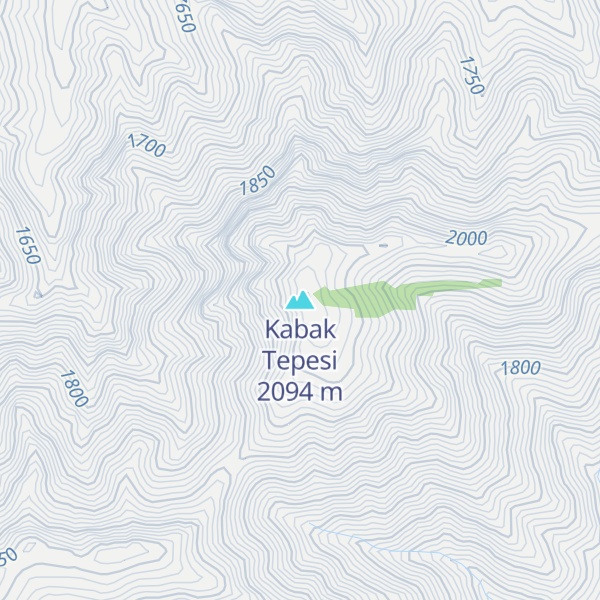 Map of Kabak Tepesi