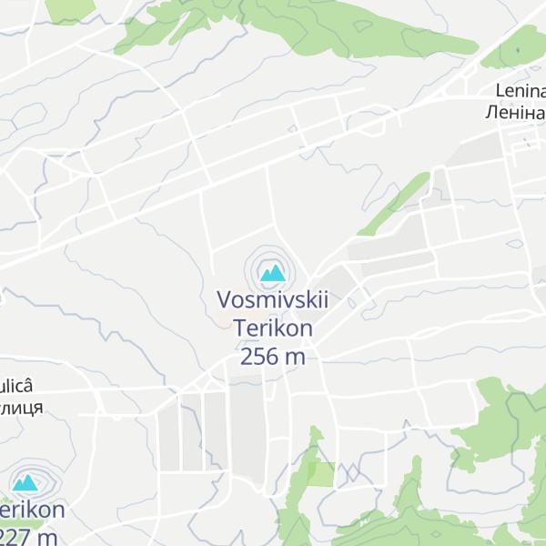 Map of Vosmivskii Terikon