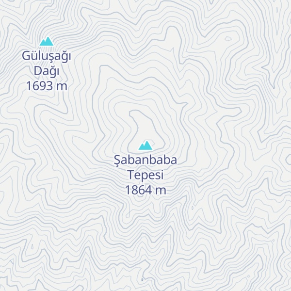 Map of Şabanbaba Tepesi