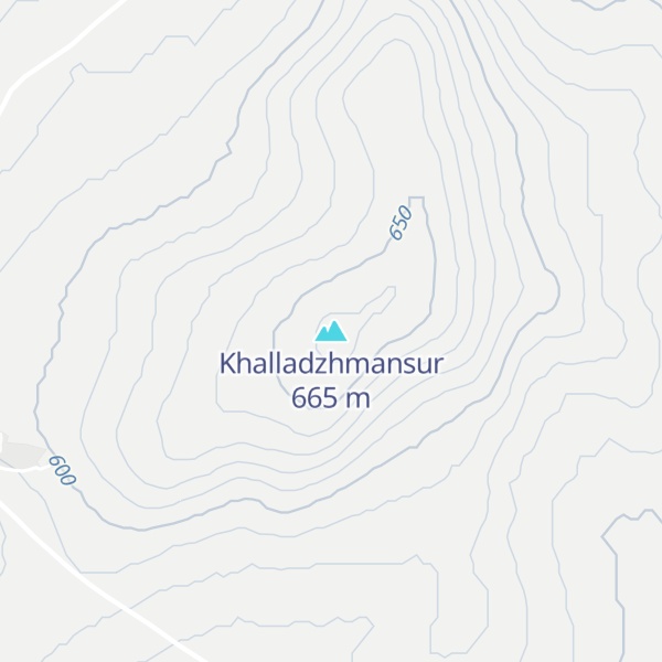 Map of Khalladzhmansur