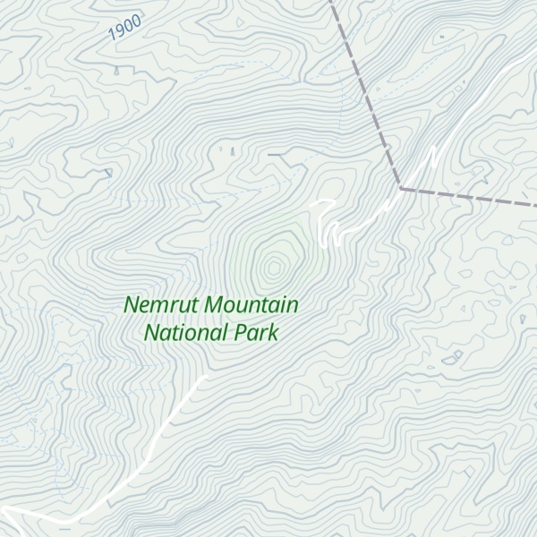 Map of Mount Nemrut