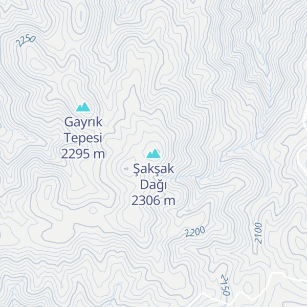 Map of Şakşak Dağı