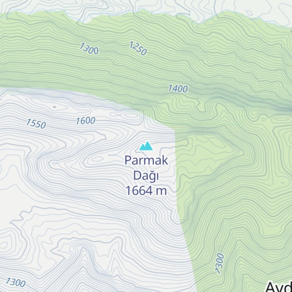 Map of Parmak Dağı