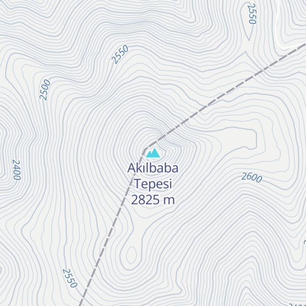 Map of Akılbaba Tepesi