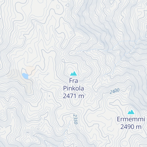 Map of Fra Pinkola