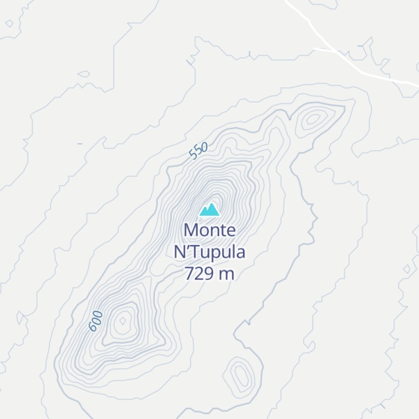 Map of Monte N’Tupula