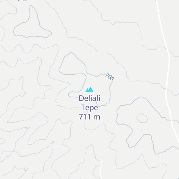 Map of Deliali Tepe