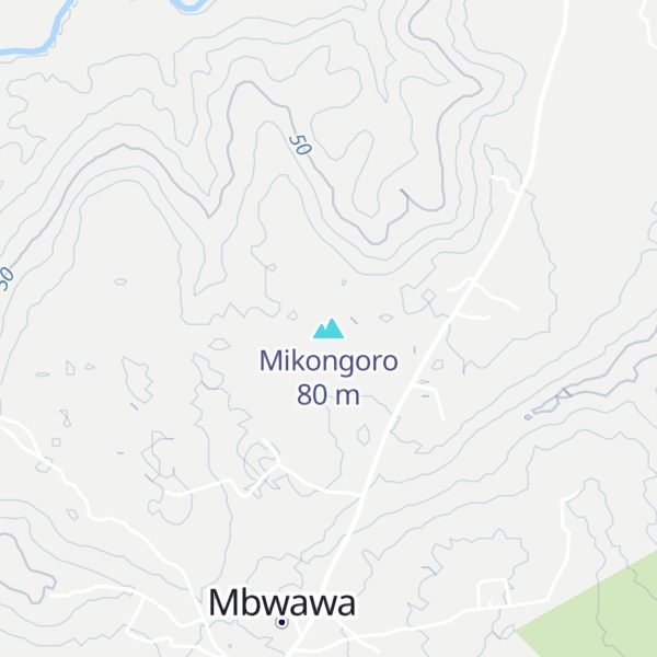 Map of Mikongoro
