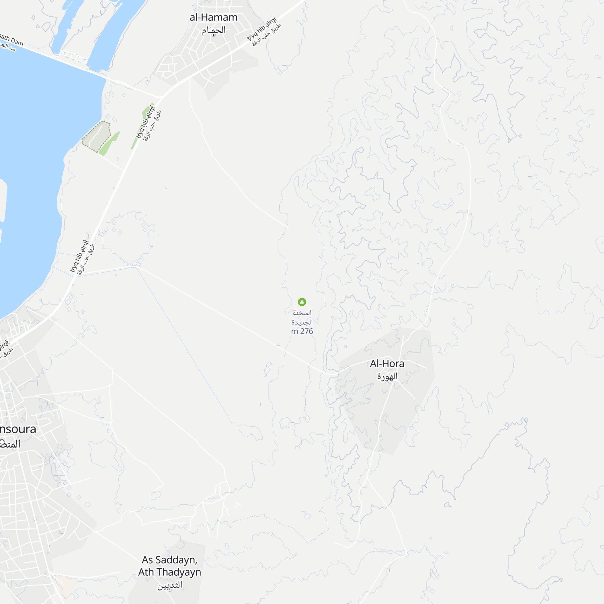 السخنة الجديدة map