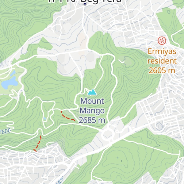Map of Mount Mango