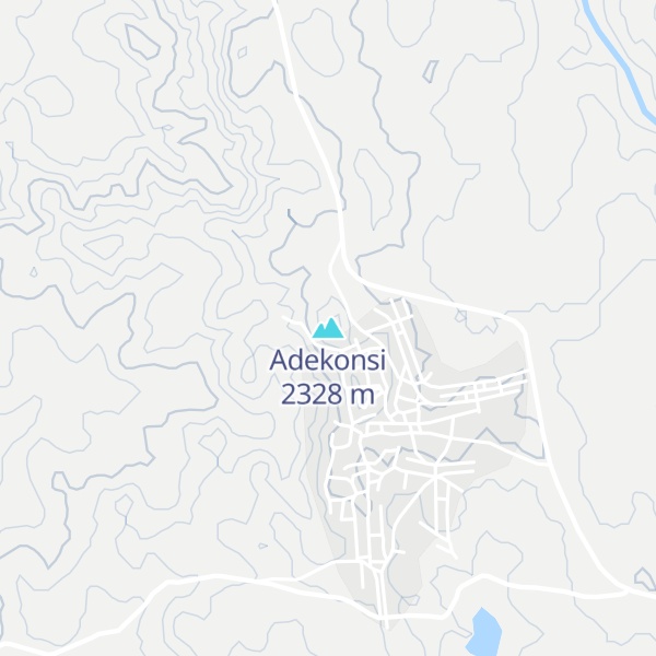 Map of Adekonsi