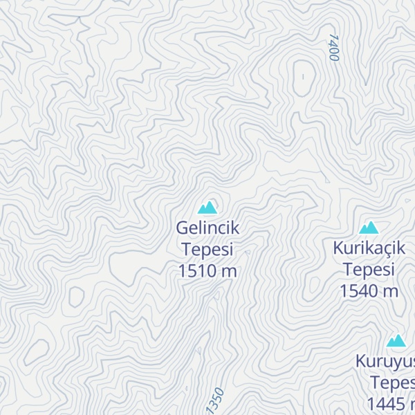 Map of Gelincik Tepesi