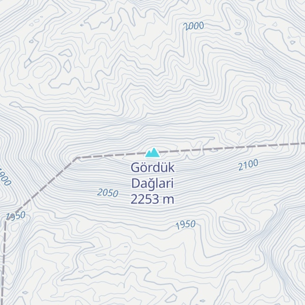 Map of Gördük Dağlari