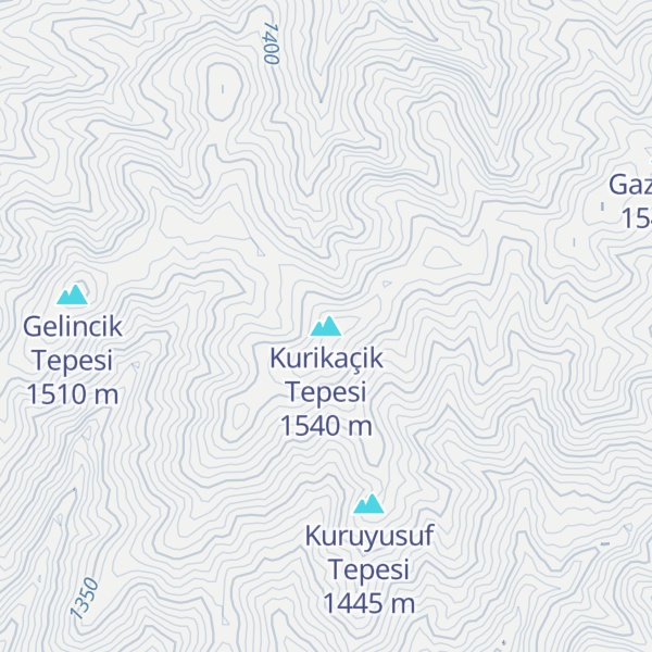 Map of Kurikaçik Tepesi