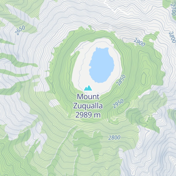 Map of Mount Zuqualla
