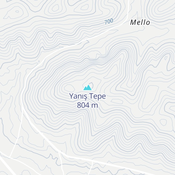Map of Yanış Tepe