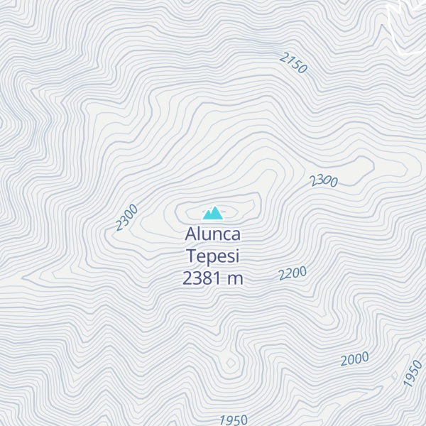 Map of Alunca Tepesi