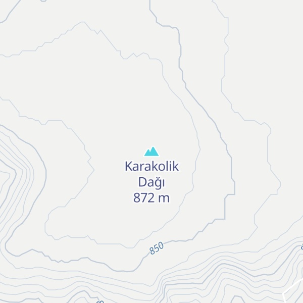 Map of Karakolik Dağı
