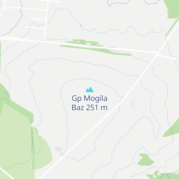 Map of Gp Mogila Baz
