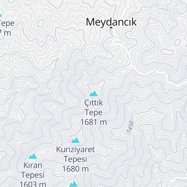 Map of Çıttık Tepe