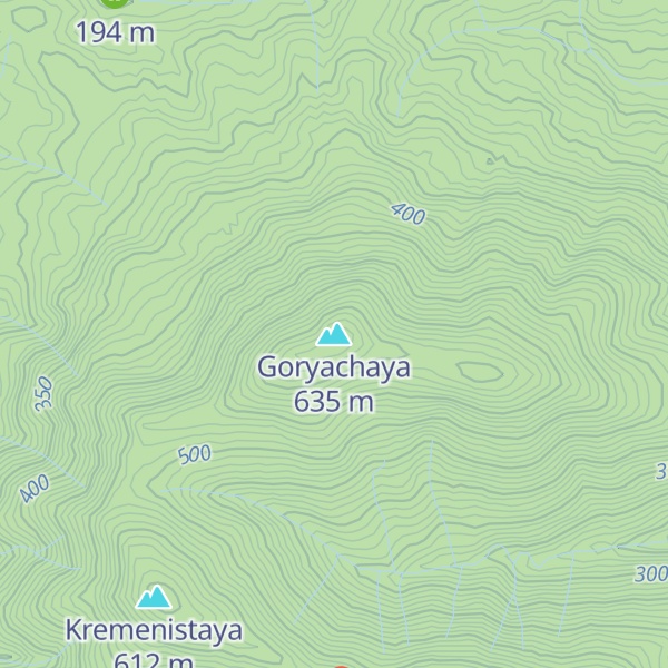 Map of Goryachaya