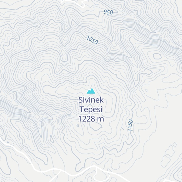 Map of Sivinek Tepesi