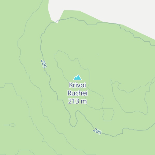 Map of Krivoi Ruchei