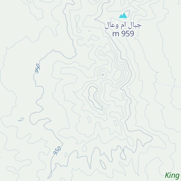 Map of Jabal Umm Wi‘āl