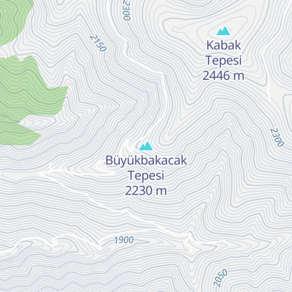 Map of Büyükbakacak Tepesi