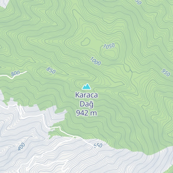 Map of Karaca Dağ