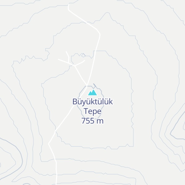 Map of Büyüktülük Tepe