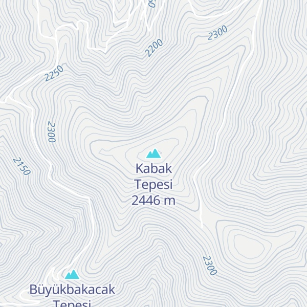 Map of Kabak Tepesi