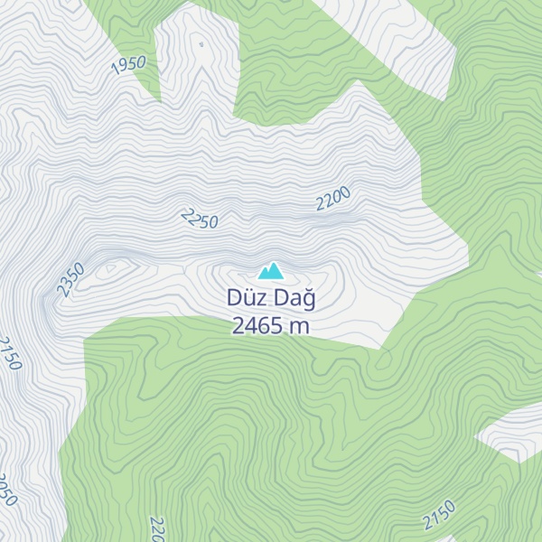 Map of Düz Dağ