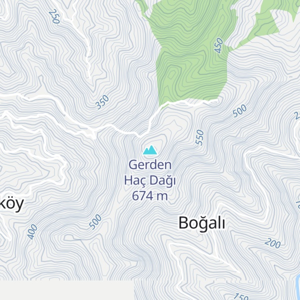 Map of Gerden Haç Dağı
