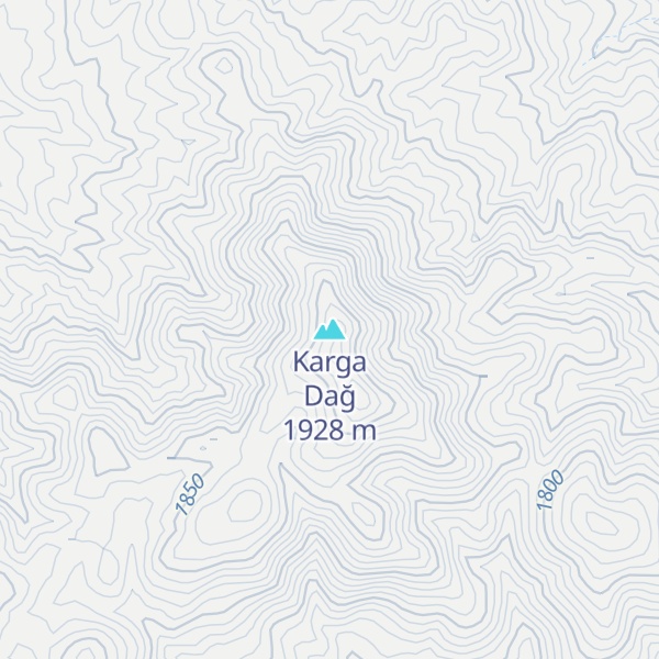 Map of Karga Dağ