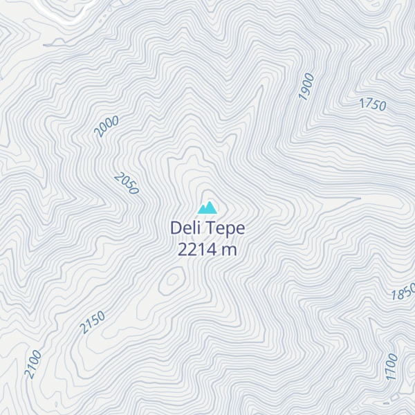 Map of Deli Tepe