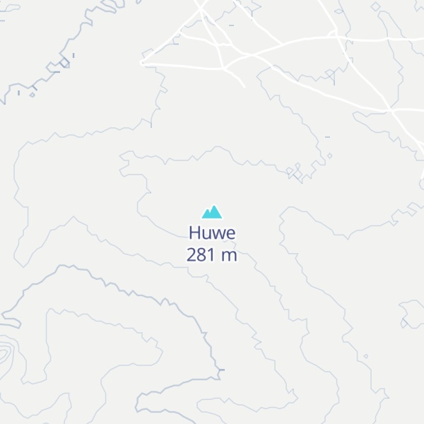 Map of Huwe