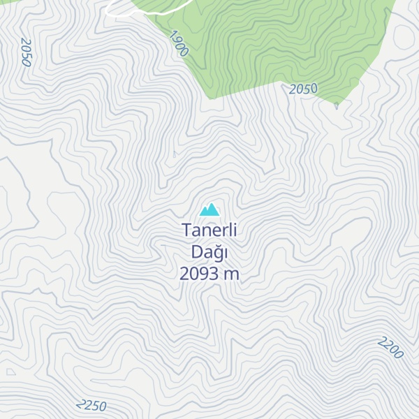 Map of Tanerli Dağı