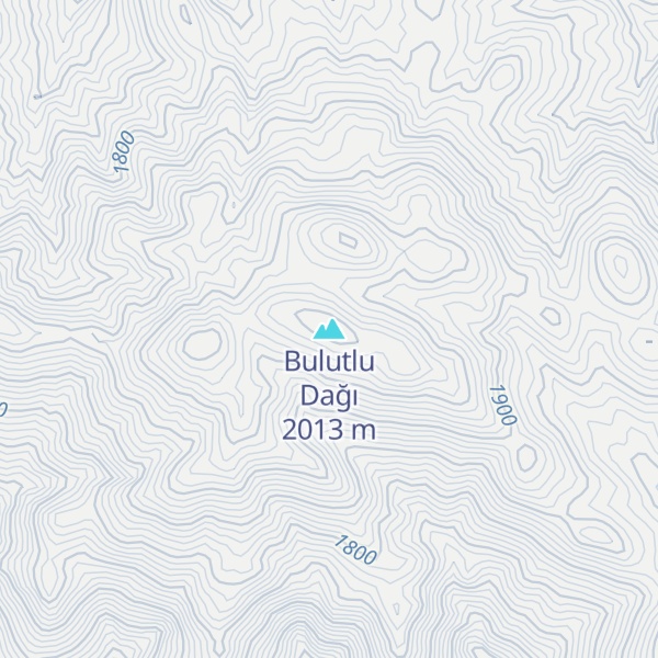 Map of Bulutlu Dağı