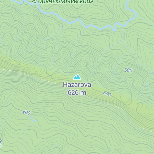 Map of Hazarova