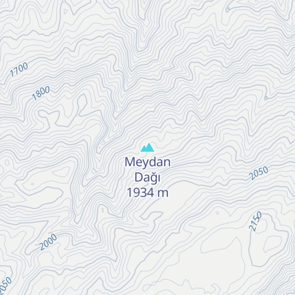 Map of Meydan Dağı