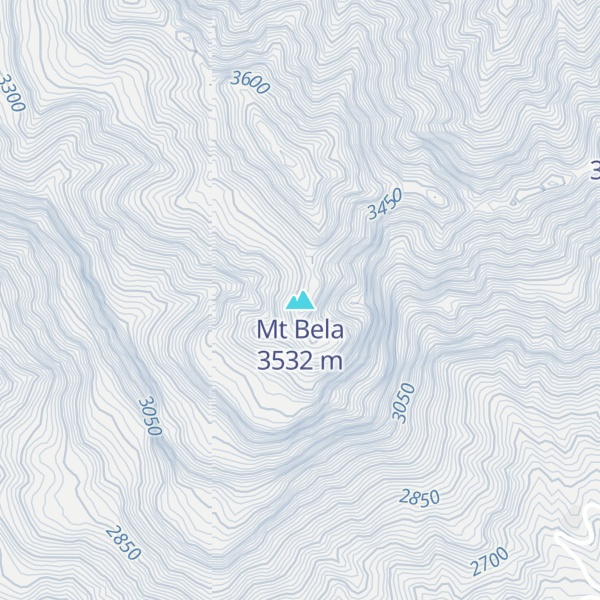 Map of Mt Bela
