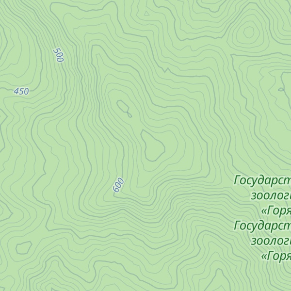 Map of Hrebtovaya