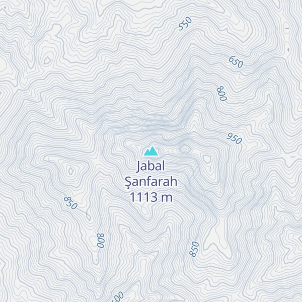 Map of Jabal Şanfarah